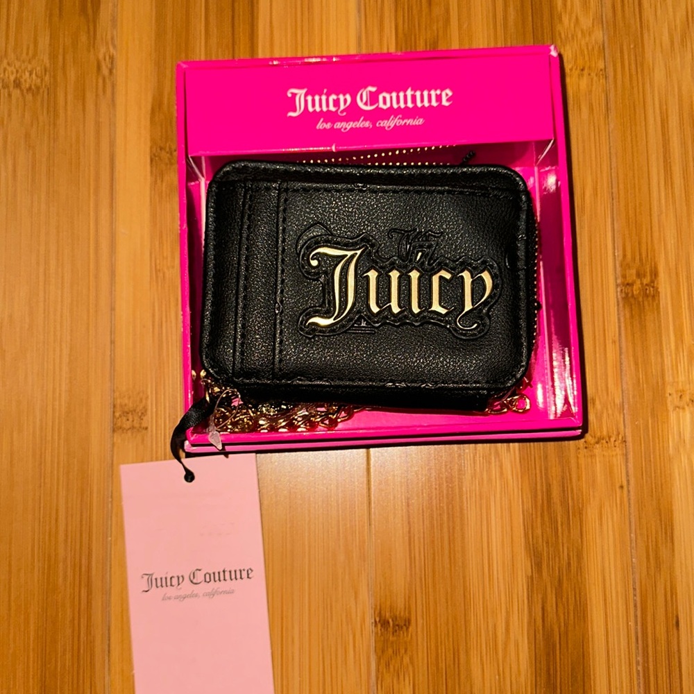 Juicy Couture Small Square Credit Card Wallet